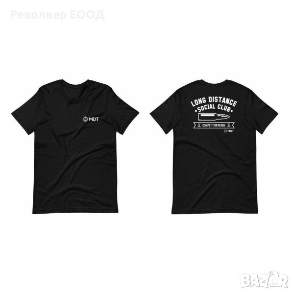 Мъжка тениска MDT - Long Distance, в Черен цвят, снимка 1
