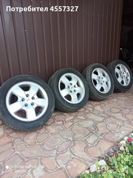 Джанти с летни гуми., снимка 1