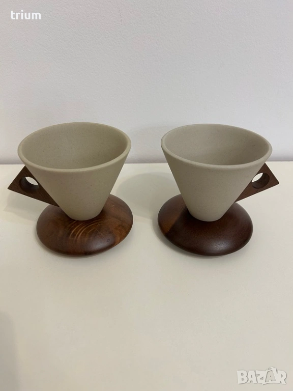 2 броя елегантни чаши за чай или кафе в японски стил, снимка 1