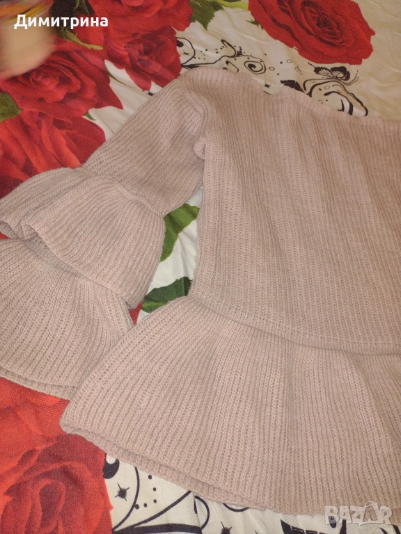 Много красива и ефектна плетена блузка, снимка 1