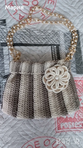 плетена чанта, снимка 1
