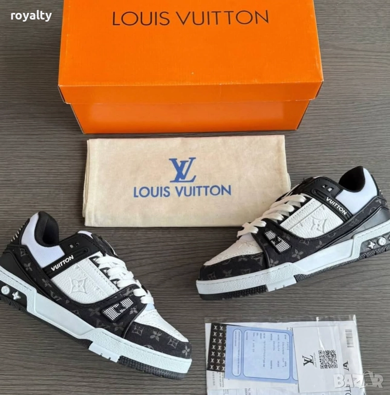Louis Vuitton Дамски Маратонки Черно И Бяло 36-44 Номер , снимка 1