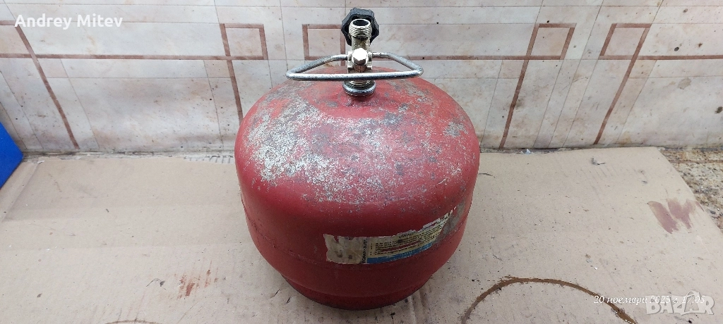 Туристическа газова бутилка, снимка 1