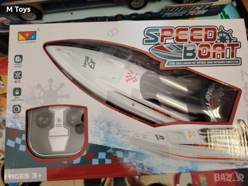 Радиоупраеляема моторна лодка Speed boat, снимка 1