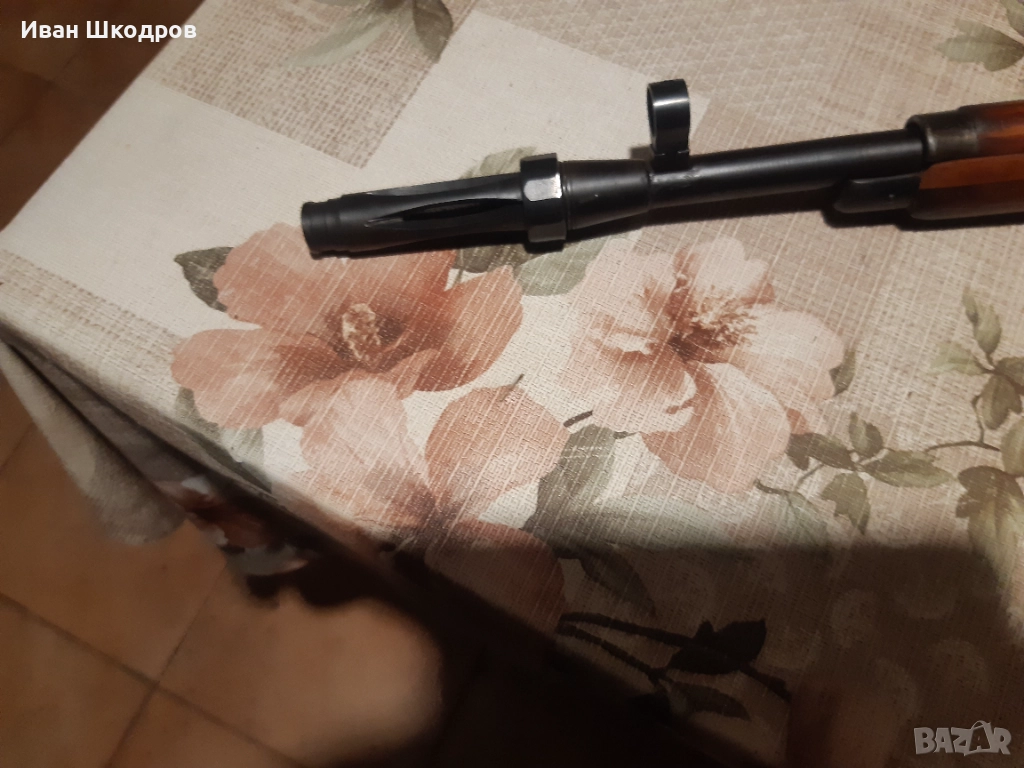 Предлагам ловна нарезна карабина снайперски Мосин7.62×54R дьлжина на цевта73см перфектно без забележ, снимка 1