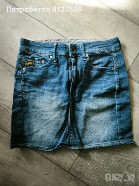 Дънкова пола G-Star RAW, размер 27, снимка 1