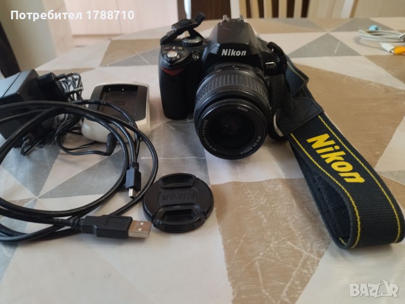 Фотоапарат Nikon SLR Digital Camera D40 с обектив Nikkor AF-S 18-55 mm, снимка 1