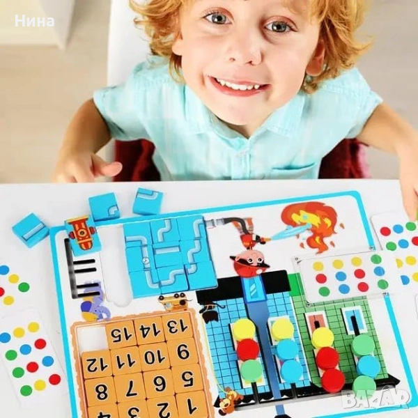 Дървена логическа игра, снимка 1