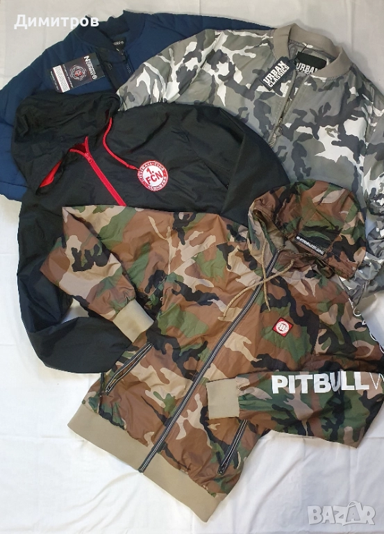 Яке Geographical Norway, бомбър Urban Classics, Pitbull West Coast, снимка 1