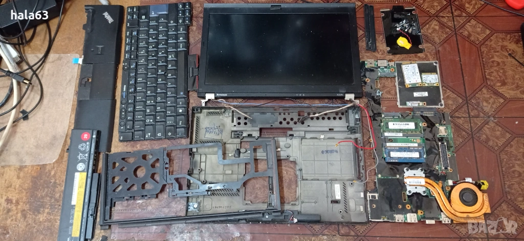 Лаптоп Lenovo X220 неработещ. Цял или на части, снимка 1