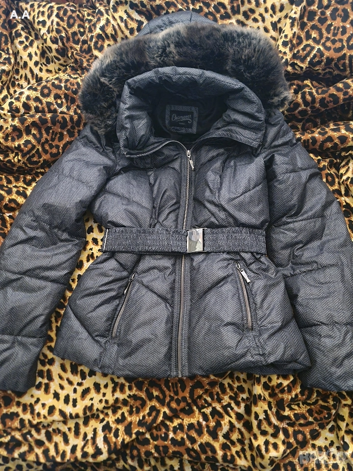 Топло шушляково яке с еко пух на качулката , снимка 1