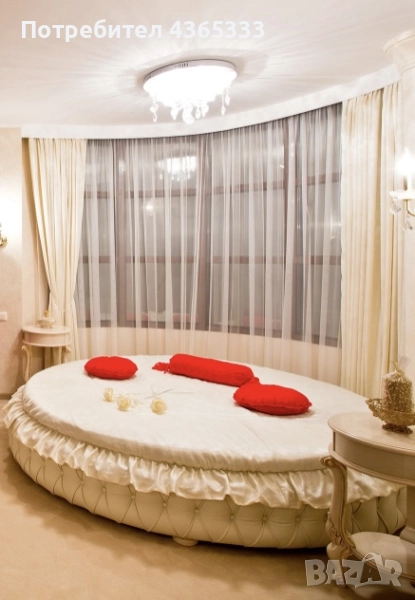 Луксозна кръгла спалня по поръчка – Ретро-М + матрак TED Kashmir , снимка 1