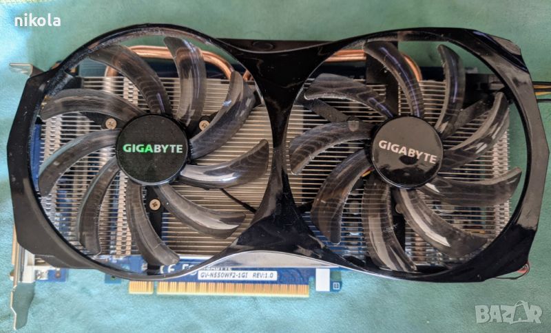 Продавам NVIDIA GeForce GTX 550 Ti , снимка 1