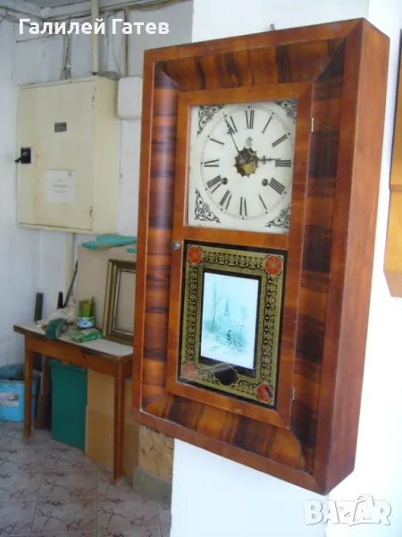 Старинен Стенен Часовник Brass Clocks - Работещ, снимка 1