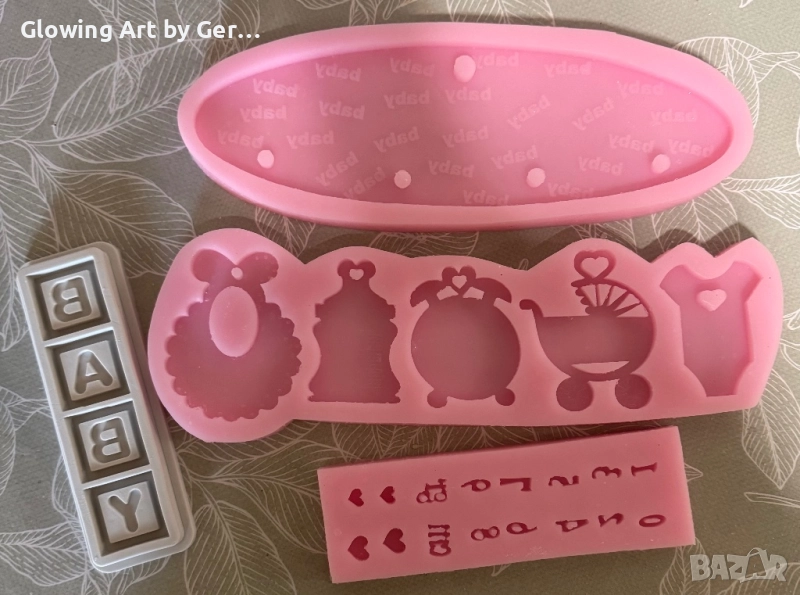 Молд бебешка визитка, снимка 1