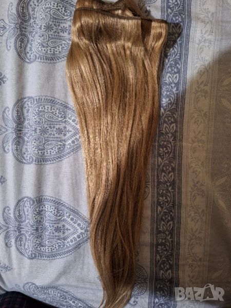 100%Естествена Индийска коса натурална 50гр 55см, снимка 1