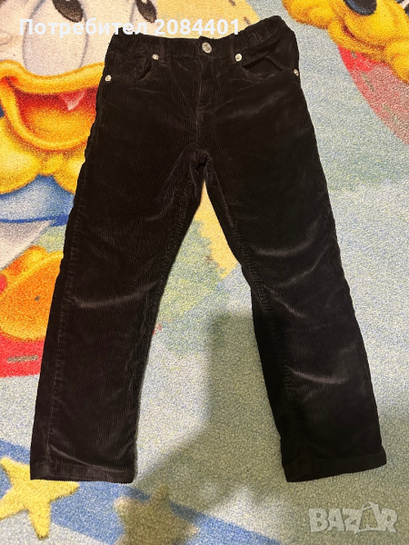 Черни панталони (джинси) за момче на Zara размер 4-5 г, снимка 1