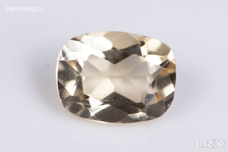 Цитрин 1.19ct 8x6mm cushion шлифовка #10, снимка 1