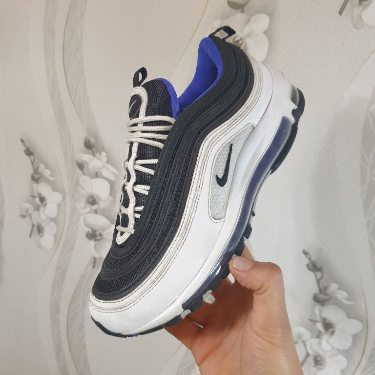 air max 97 persian violet on feet