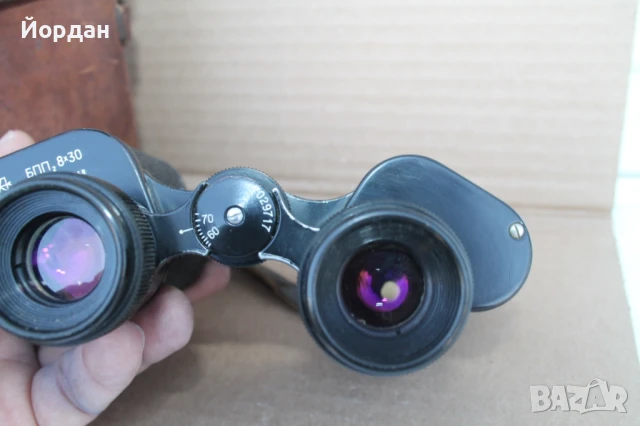 СССР бинокъл ''БПП 2 8х30 '', снимка 4 - Антикварни и старинни предмети - 50715220