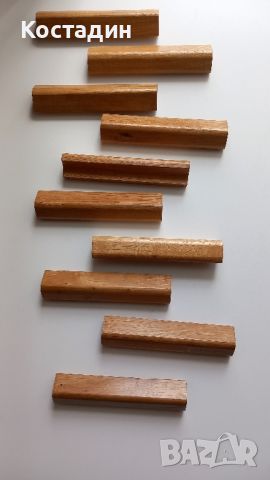Дървени Дръжки за мебели от дъб ръчно изработени