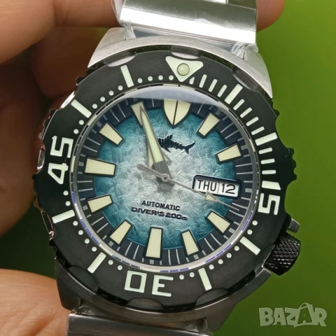 Часовник HEIMDALLR Monster V2 - хомидж на Seiko Monster 3, снимка 2 - Мъжки - 50899710