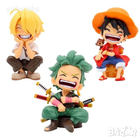 Мини фигурка Luffy – One Piece стил, 12 см (Chibi), снимка 2 - Колекции - 53940132