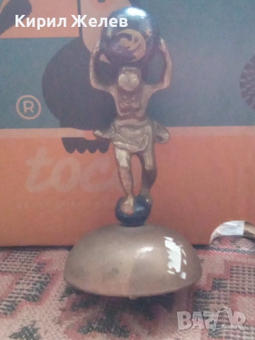 Бронзова статуетка атлас настройка на стенен часовник 50706, снимка 9 - Антикварни и старинни предмети - 53393088