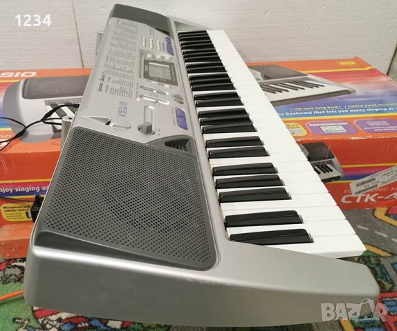 синтезатор клавир Casio CTK 496 пиано 5 октави с вход за микрофон , снимка 2 - Синтезатори - 45936817