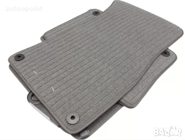 Мокетни стелки за AUDI A8 D3 (2002-2010) - сив къса база Petex, снимка 2 - Аксесоари и консумативи - 53732488