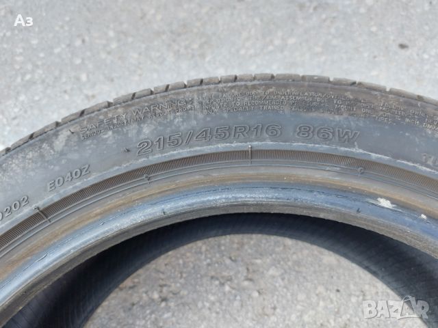 215/45R16 86W Bridgestone POTENZA RE040 Made in JAPAN гуми , снимка 6 - Гуми и джанти - 46542049