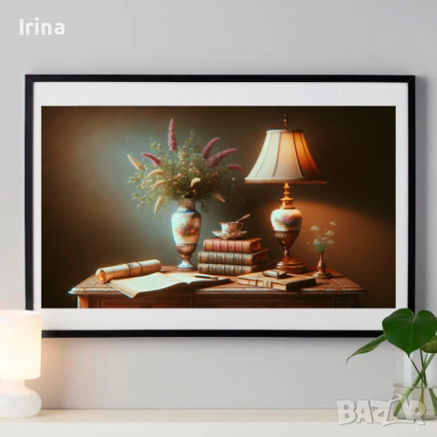 Натюрморт - цифрова маслена живопис (AI-generated)