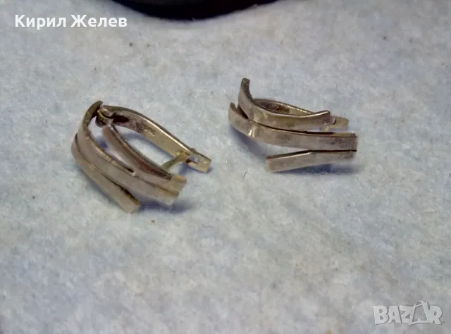 АРТИСТИЧЕН ФЕШЪН МОДЕЛ СРЕБЪРНИ ОБЕЦИ СРЕБРО 925 МАЙСТОРСКА РЪЧНА РАБОТА 48248, снимка 8 - Обеци - 49682876