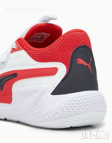 Мъжки маратонки PUMA Court Rider Chaos Team Basketball Shoes White/Red, снимка 6 - Маратонки - 45958919