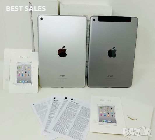 iPad Mini 4 Silver & Black 128 GB Wi-Fi/ Wi-Fi +Cellular 4G  Айпад , снимка 2 - Таблети - 46167629