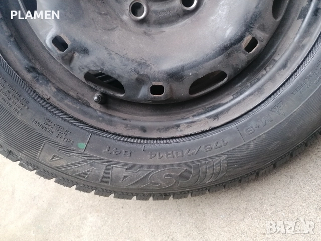 зимни гуми 14 цола, снимка 2 - Гуми и джанти - 52861380
