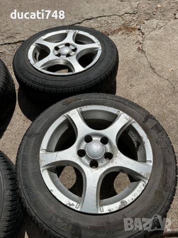 Алуминиеви джанти с гуми 14" 5х100 за Skoda, Vw, Seat, снимка 4 - Гуми и джанти - 46434602