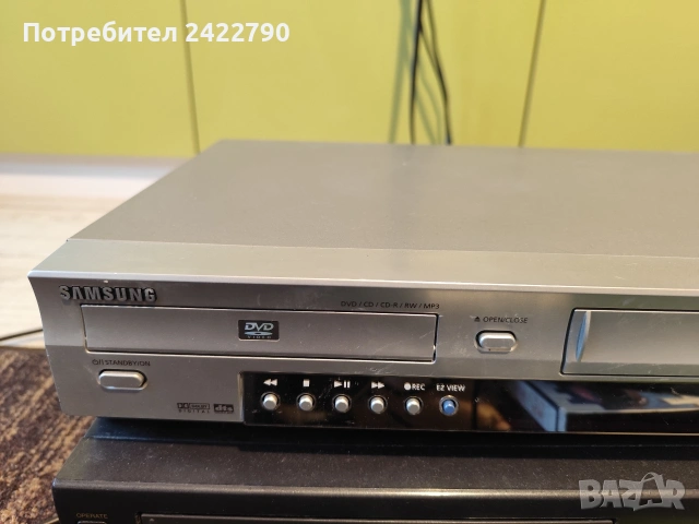 Vhs dvd комбо Samsung, снимка 2 - Плейъри, домашно кино, прожектори - 53926725