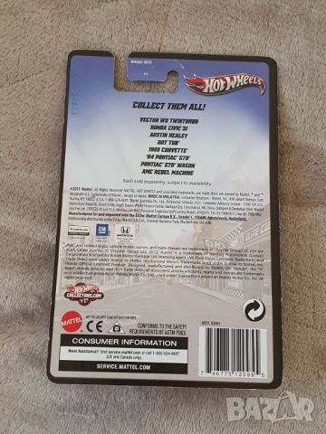 Hot Wheels Boulevard Original 2012 - AMC Rebel Machine - Premium, Real Riders, снимка 3 - Колекции - 46323713