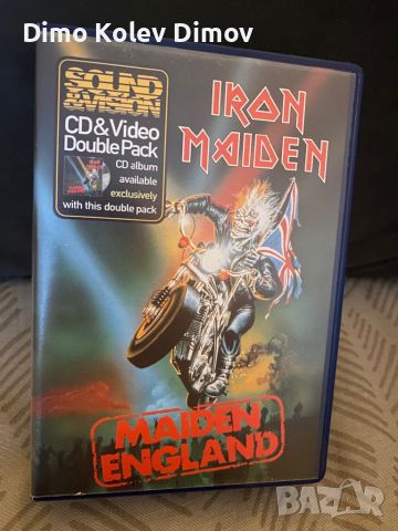 IRON MAIDEN CD and Video pack VHS & CD, снимка 1 - Други музикални жанрове - 46654612