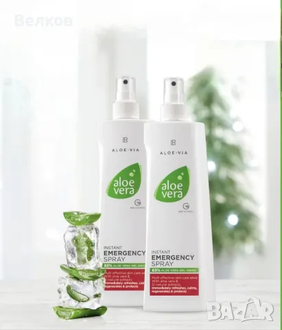 БЪРЗОДЕЙСТВАЩ СПРЕЙ ЗА СПЕШНА ПОМОЩ - АЛОЕ ВЕРА (EMERGENCY SPRAY ALOE VERA) , снимка 6 - Медицински, стоматологични - 41098057