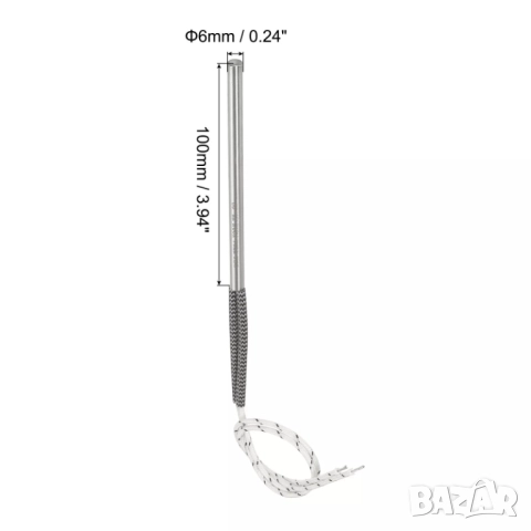 Патронен нагревател 200W за инкубатор и други приложения , снимка 2 - За птици - 51652609