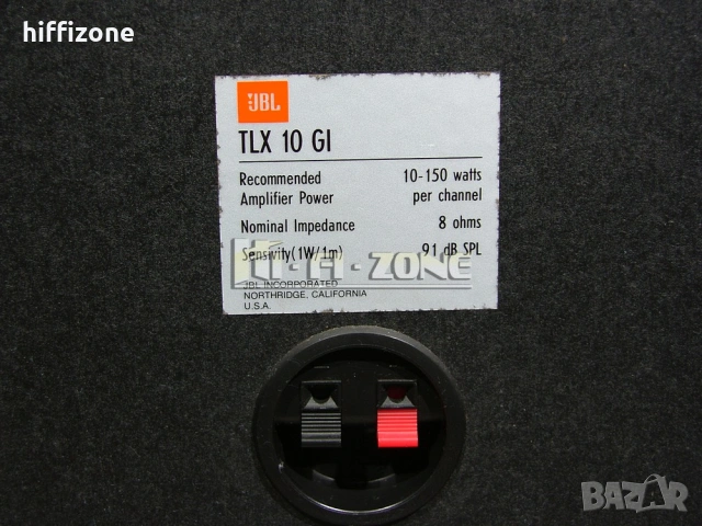ТОНКОЛОНИ Jbl tlx 10 gi /1, снимка 13 - Тонколони - 54271013
