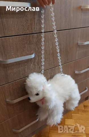 Плюшена играчка Кученце чантичка с презрамка, снимка 2 - Плюшени играчки - 49773514