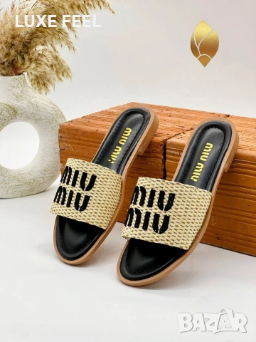 MIU MIU ✨Дамски Чехли