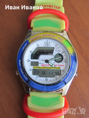 Casio AW-220 SPEED MEMORY 5BAR Made in Japan Касио