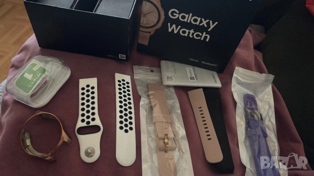 Смарт часовник Samsung Galaxy Watch3 - Rose Gold, снимка 13 - Друга електроника - 53371019