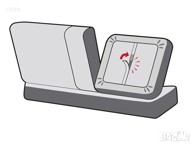 НОВИ! Комлект калъфи тапицерия за автомобилни седалки, 14 части, черно с червен шев, снимка 8 - Аксесоари и консумативи - 51003564