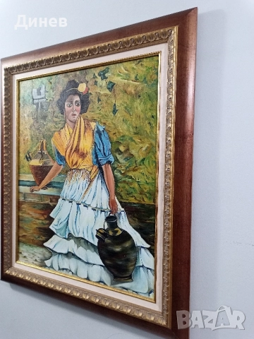 Картина маслени бои върху платно Ma Consepcion., снимка 8 - Картини - 51695115