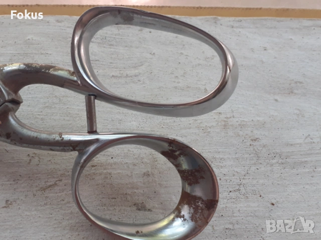 Голяма маркова шивашка ножица страхотен ряз, снимка 5 - Антикварни и старинни предмети - 53422339